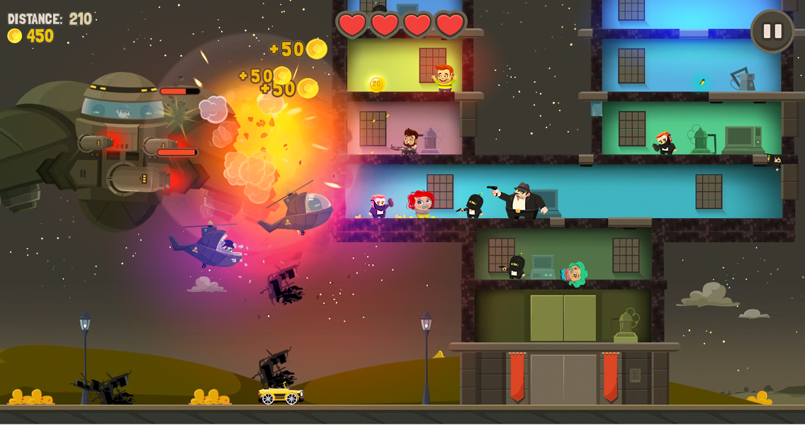 Aliens Drive Me Crazy Game Screenshot