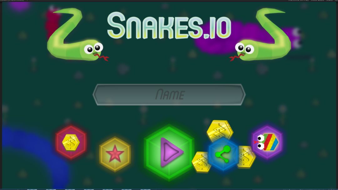 Screenshot of Snakes.io