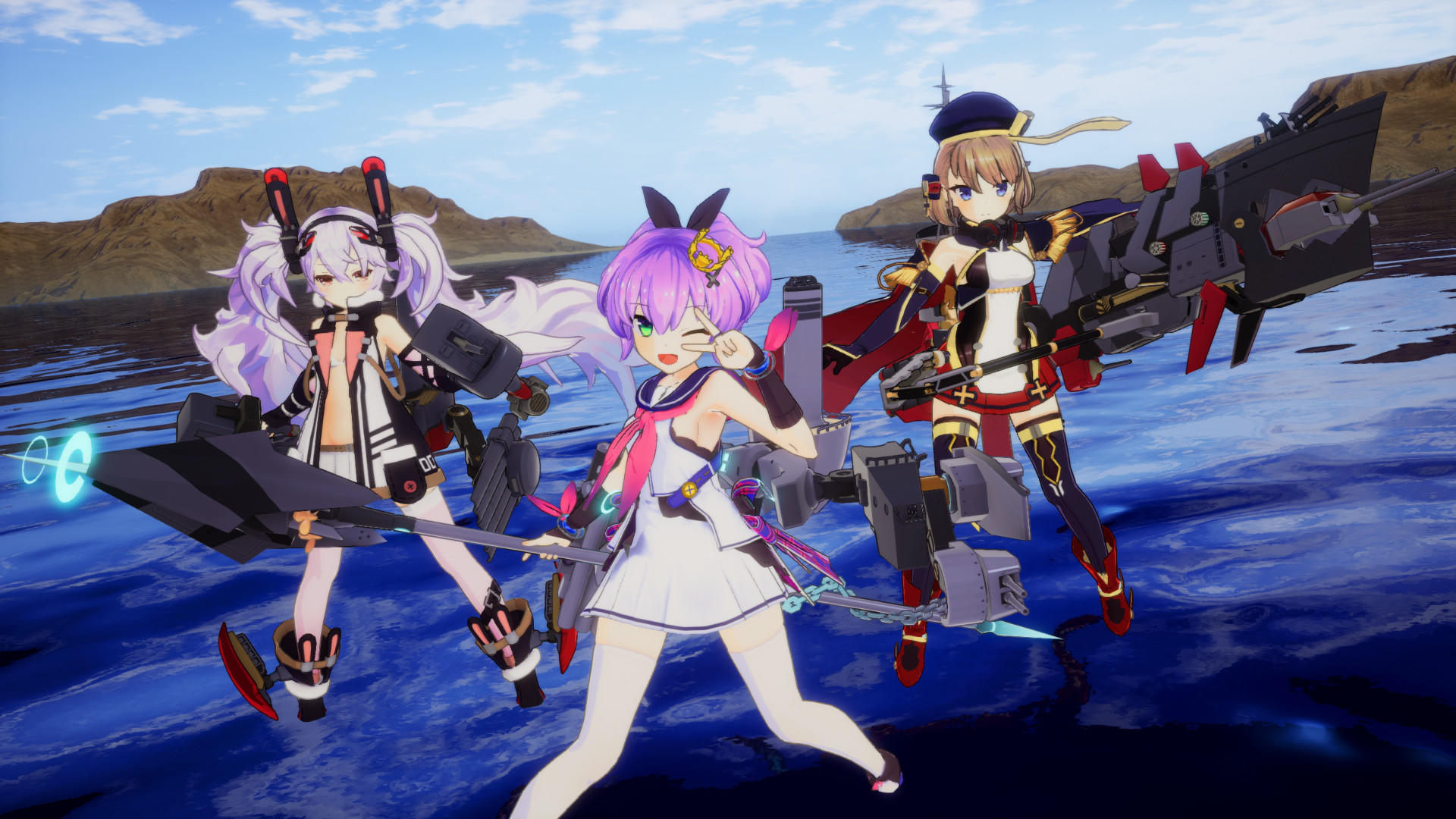 Скриншот игры Azur Lane Crosswave