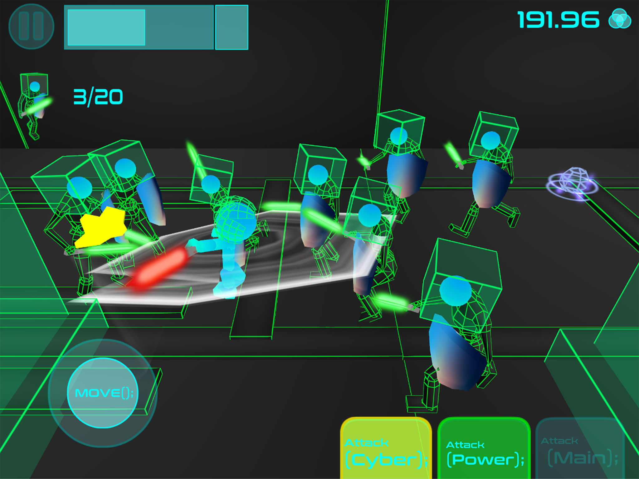 Stickman Neon Sword Fighting Game Screenshot