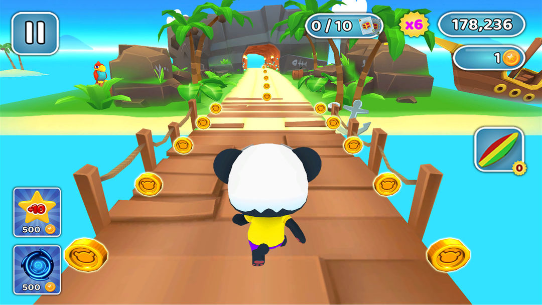 Screenshot of Panda Panda Runner Game