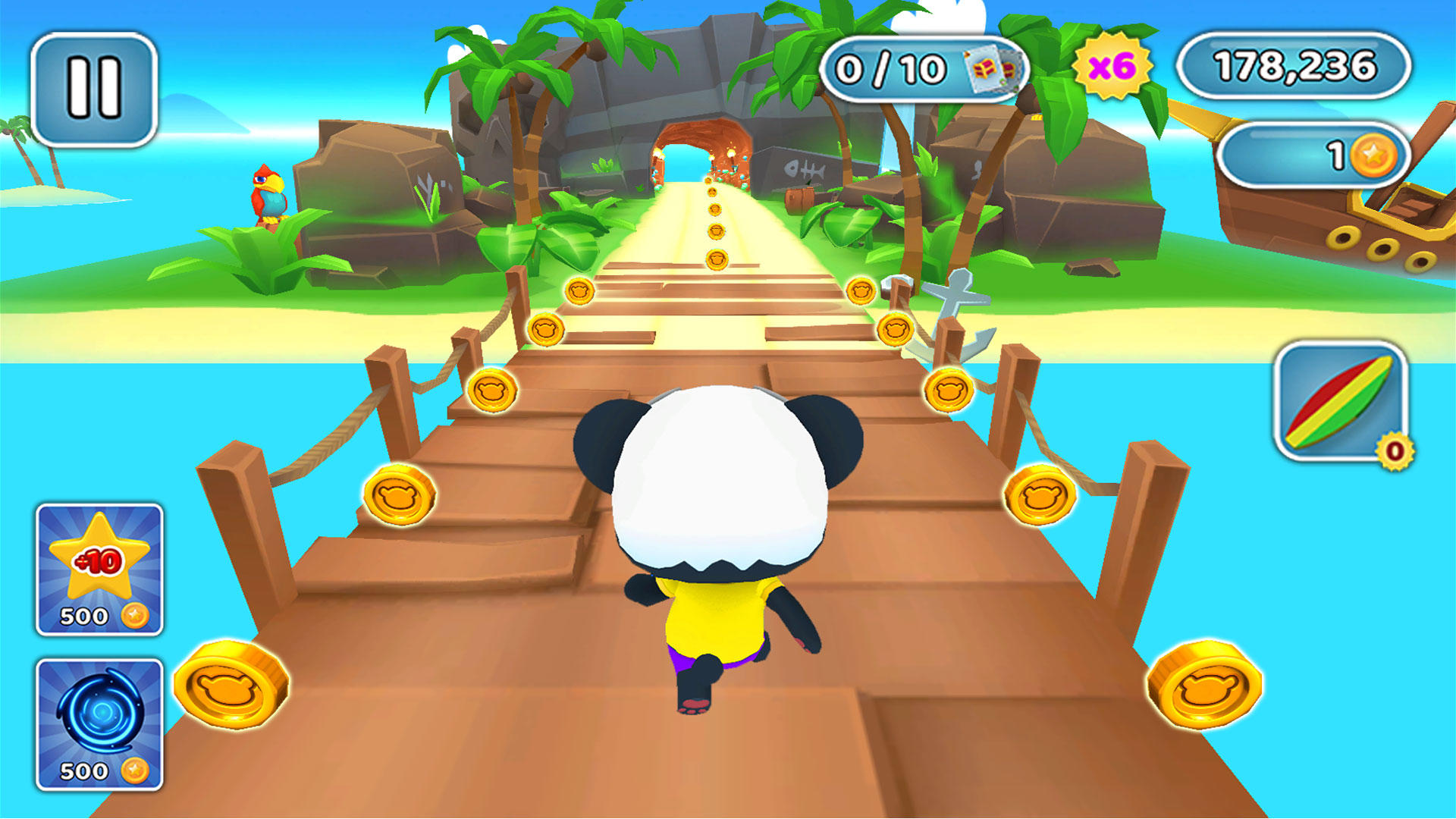 Panda Panda Runner Game Game Screenshot