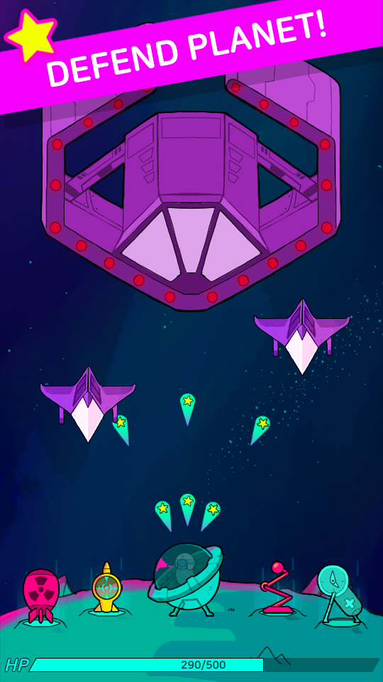 Stellar! - Infinity defense ゲームのスクリーンショット