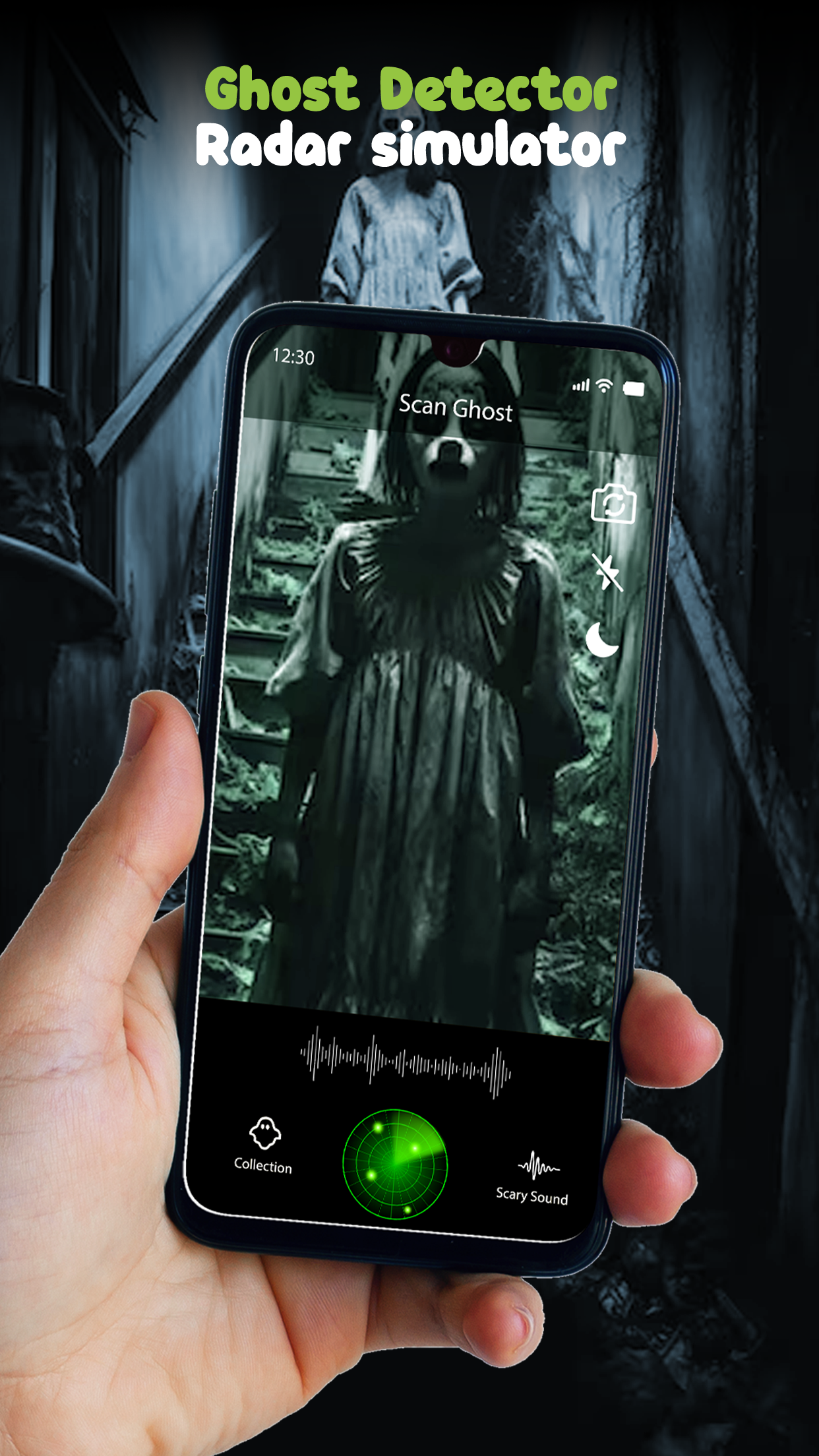 Ghost Detector Prank Camera Game Screenshot