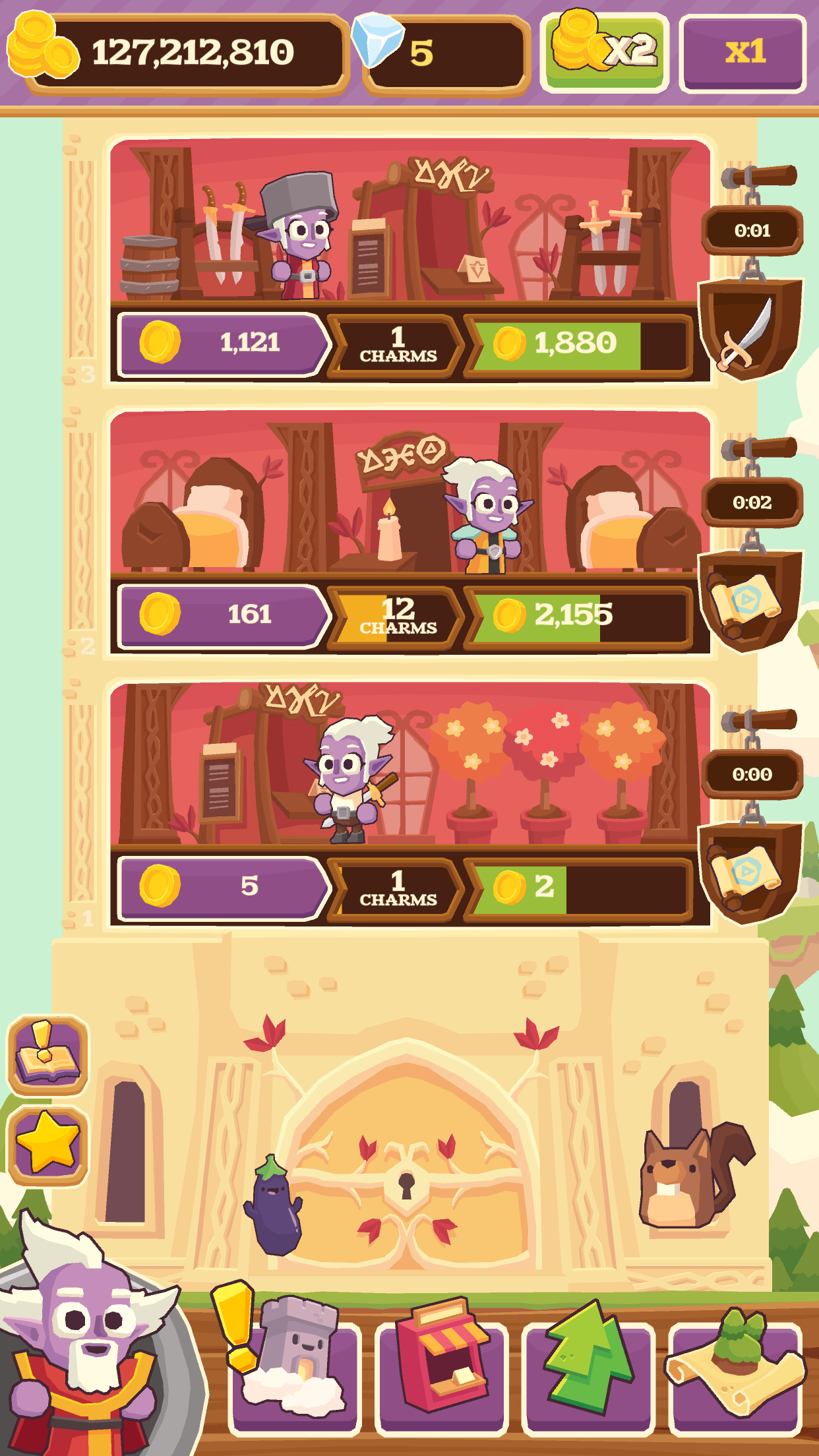 Charming Keep Game Screenshot