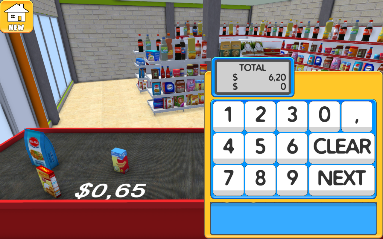 Screenshot 3 of Calculator Cash Register Kids 1.4