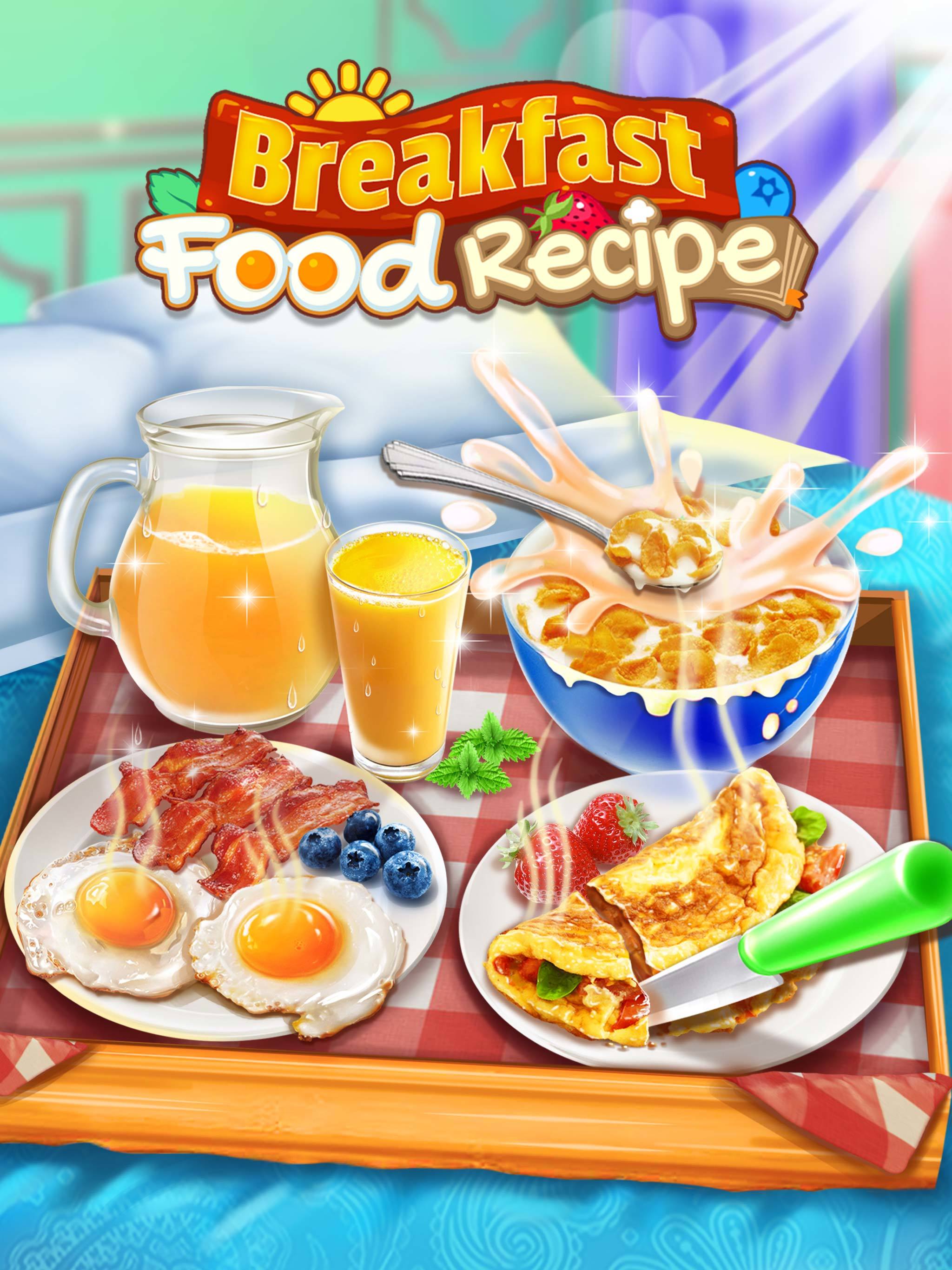 Breakfast Food Recipe! Game Screenshot