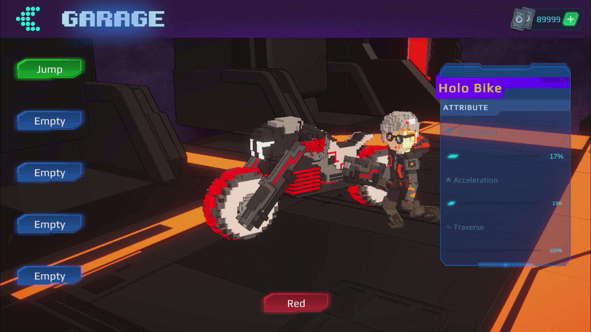 HoloBike 3D Game Screenshot