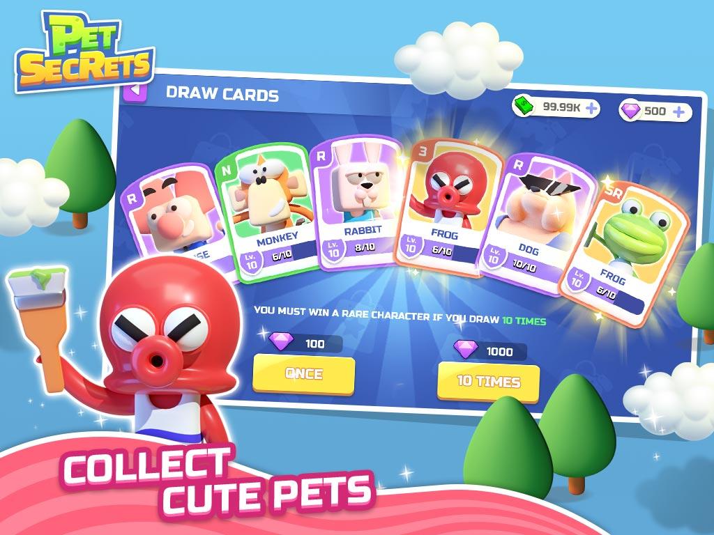 Pet Secrets:Idle Tycoon - Build Your Secret Base Game Screenshot