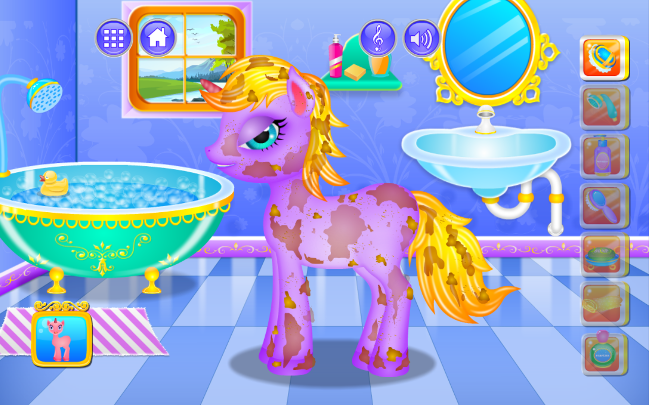 Screenshot of Unicorn Princess Dressup