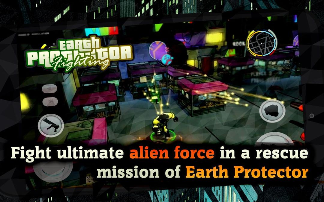 Alien Force War: Earth Protector ภาพหน้าจอเกม
