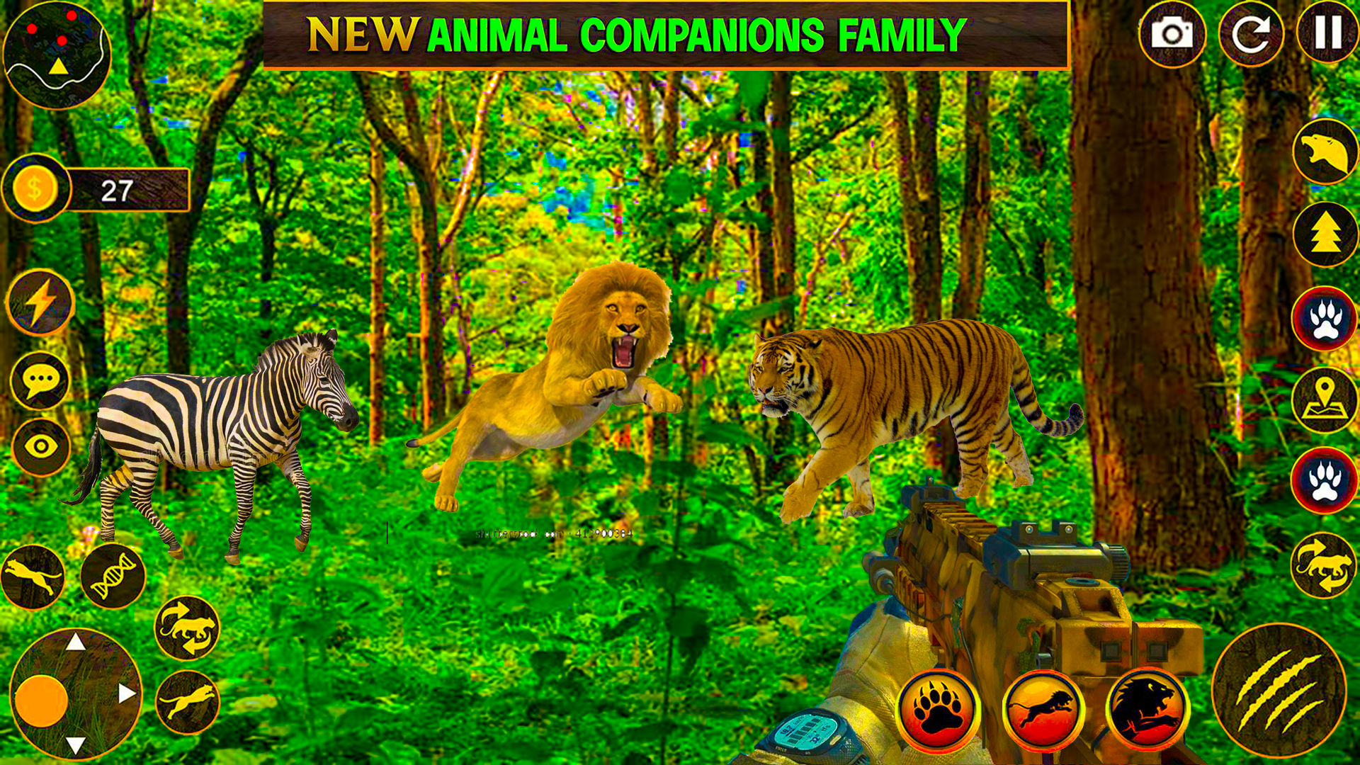 Tiger Animal Hunting Games FPS Game Screenshot