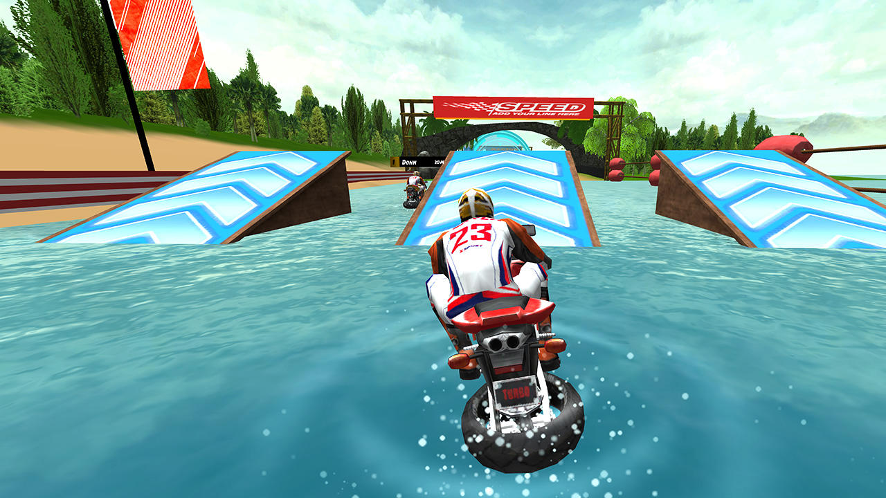 Скриншот игры Surfer Bike Racing Multiplayer