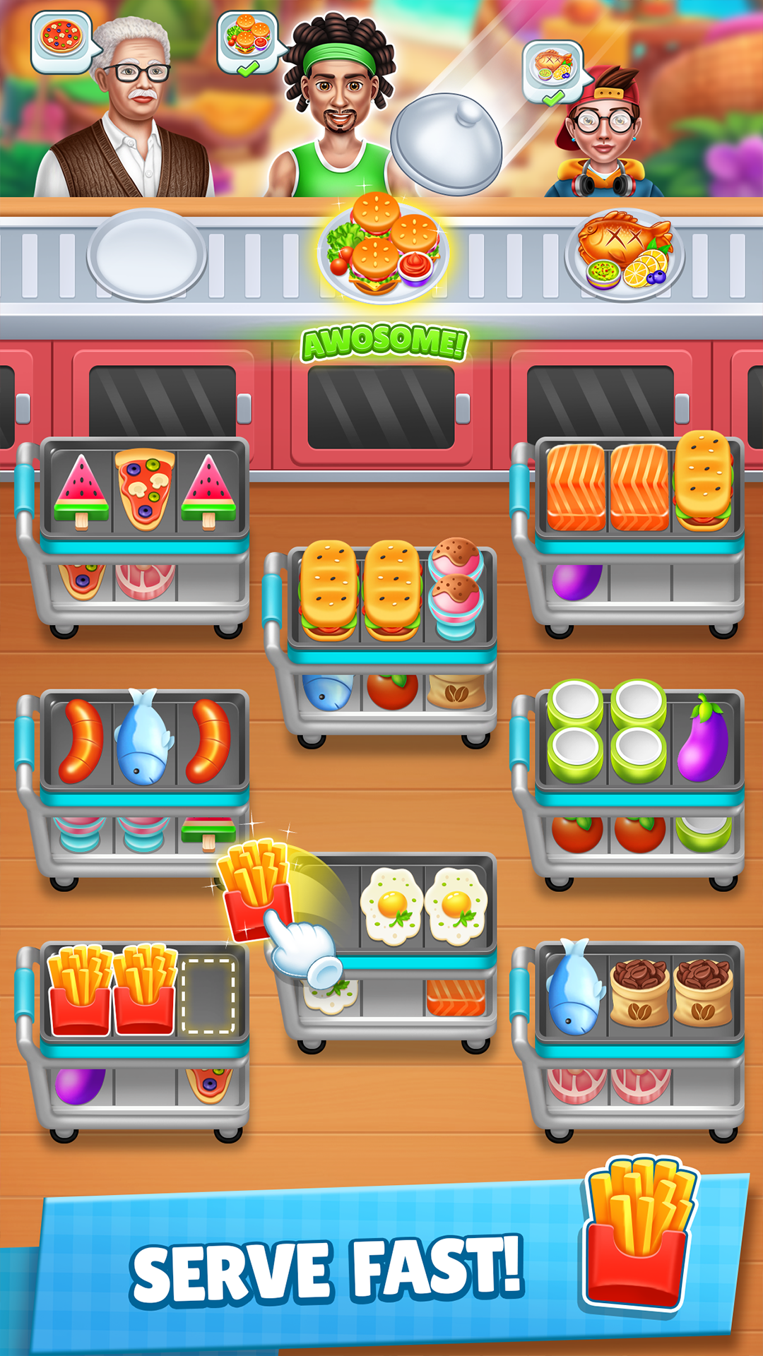 Grill Sort – BBQ Skewer Match Game Screenshot