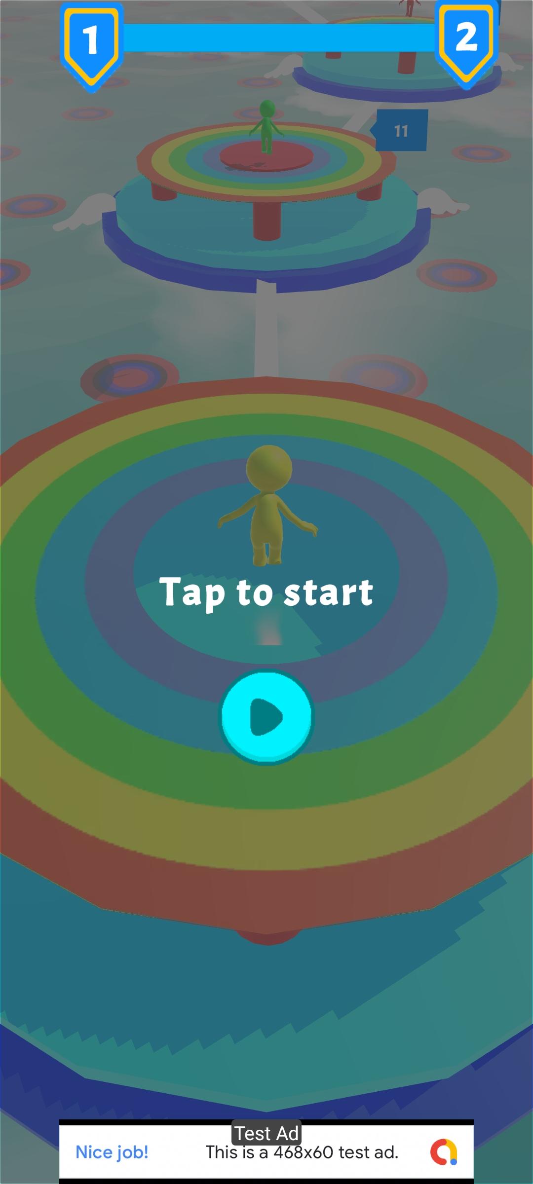 Jumping Pads Game Screenshot
