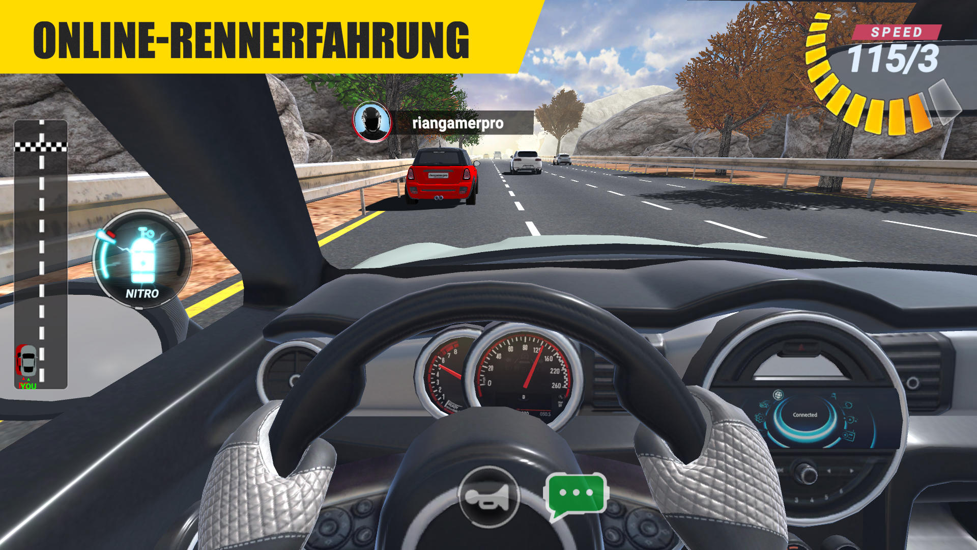 Screenshot 1 of 온라인 레이싱:자동차 운전 게임 2.12.10