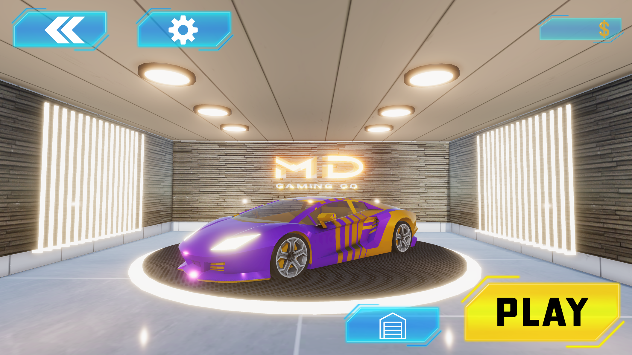 Impossible 3D Car Stunt Game Game Screenshot