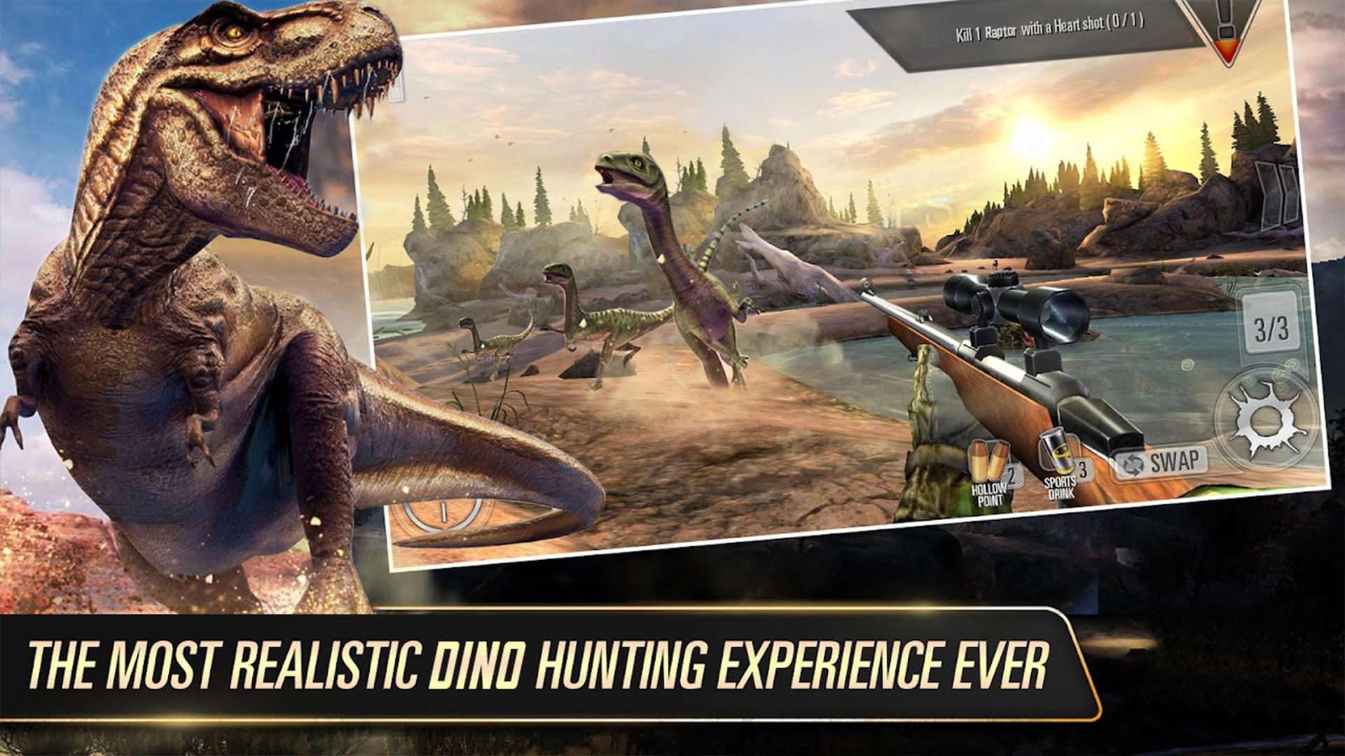 Wild Dinosaur Game Hunting Sim Game Screenshot