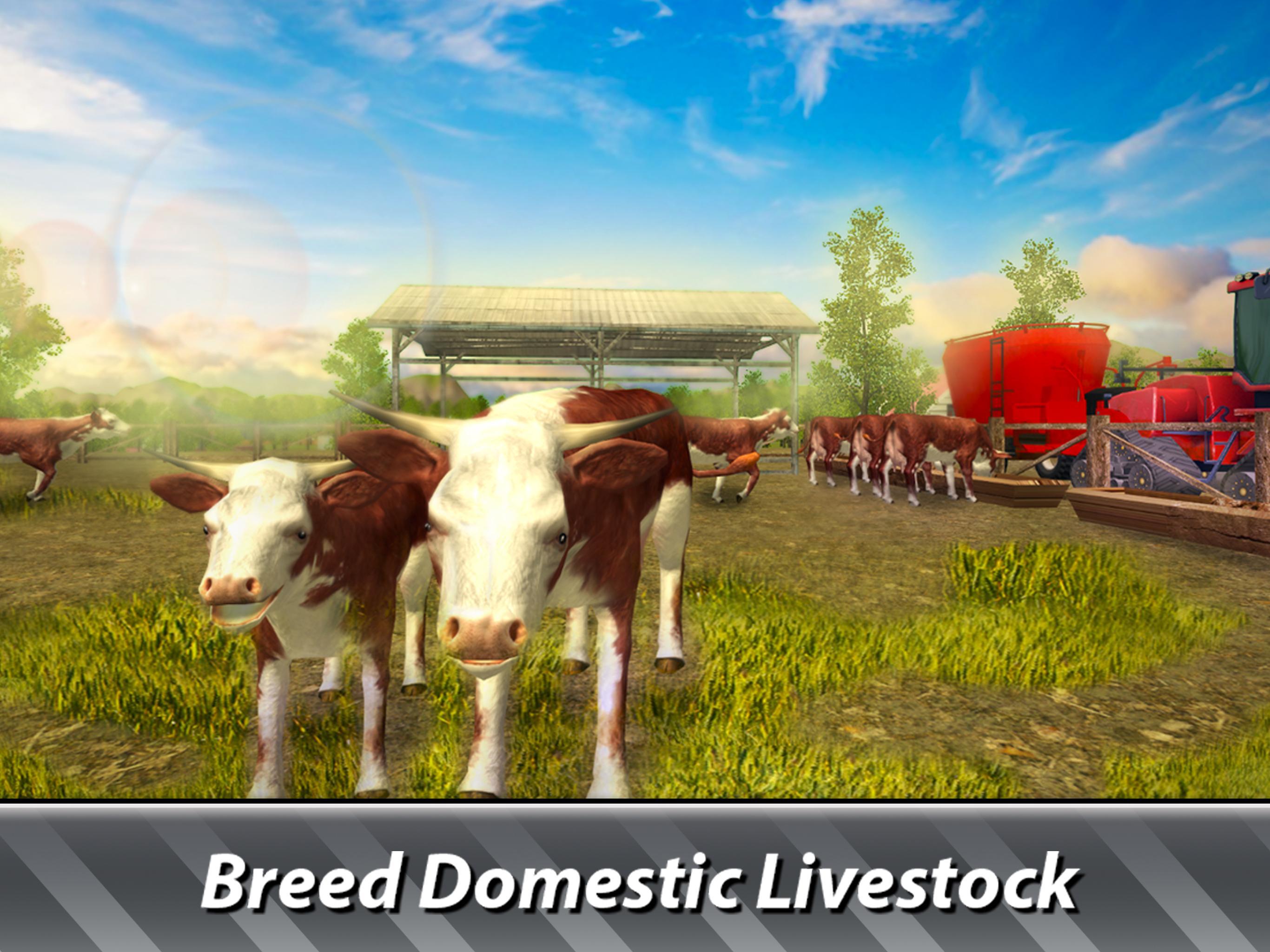 🚜 Farm Simulator: Hay Tycoon  Game Screenshot