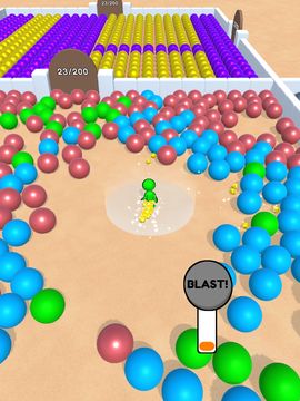 Arcade Ball Blast Game Screenshot