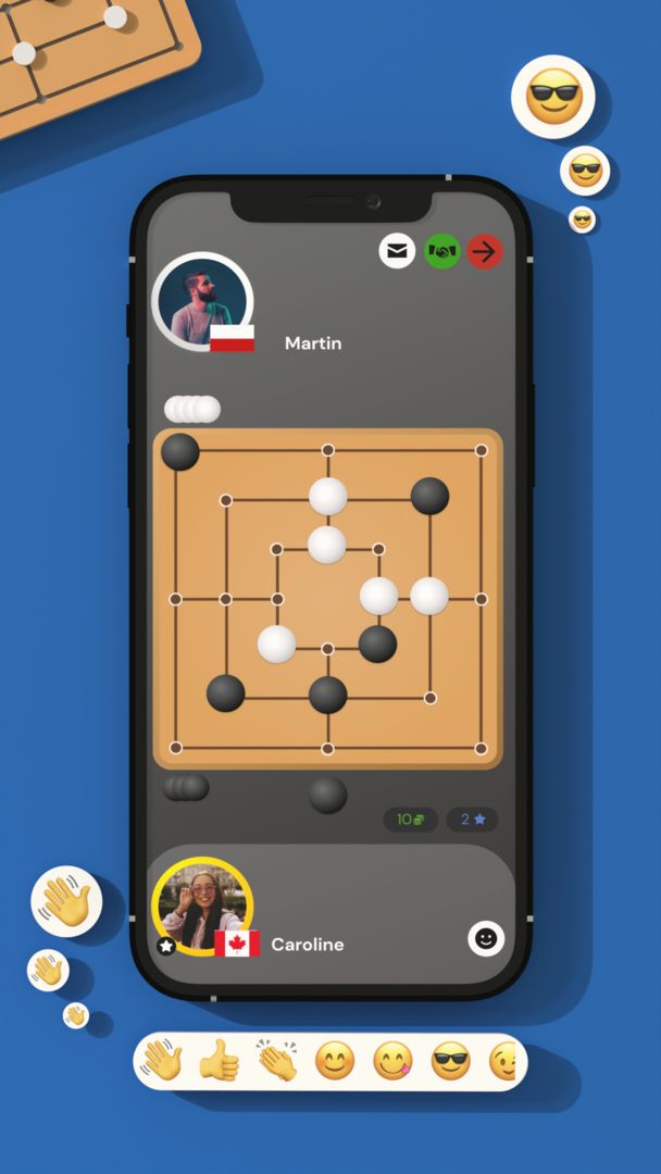 Mühle - Multiplayer Brettspiel screenshot game