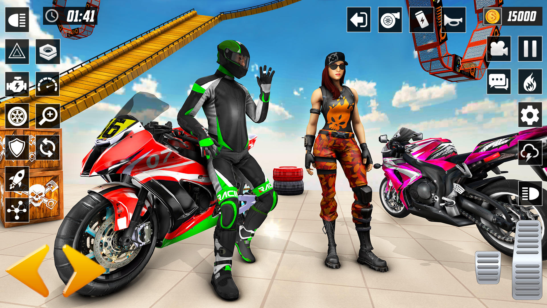 Screenshot of GT Bike game-Bike Stunt Racing