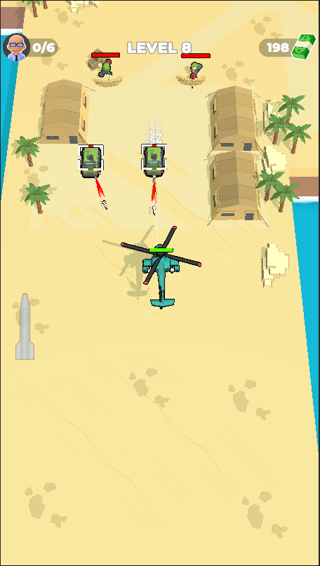 Helicopter Attack Game Screenshot