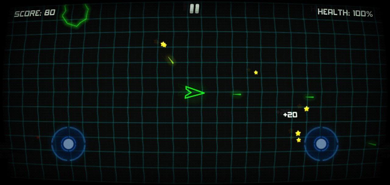 Asteroids Arcade Game Screenshot