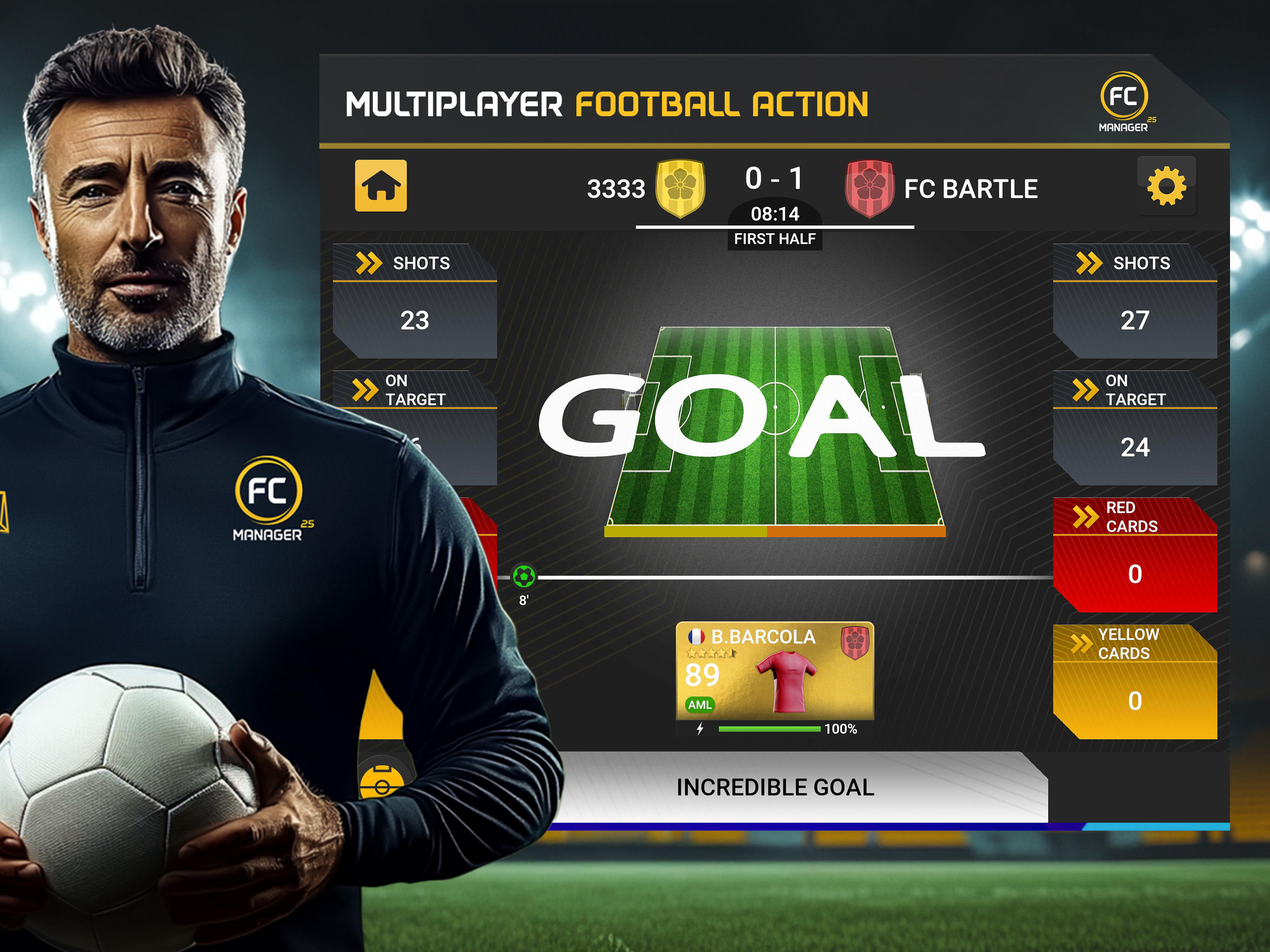 FC Manager 25 - Football Game Game Screenshot