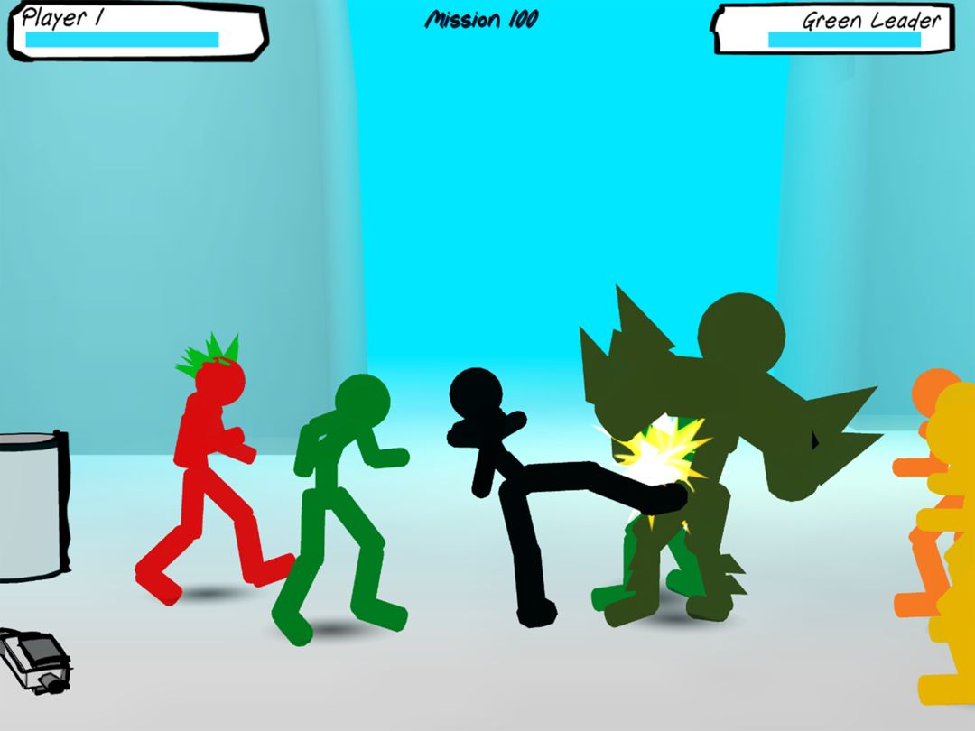 Screenshot of Stickman Street Fighting