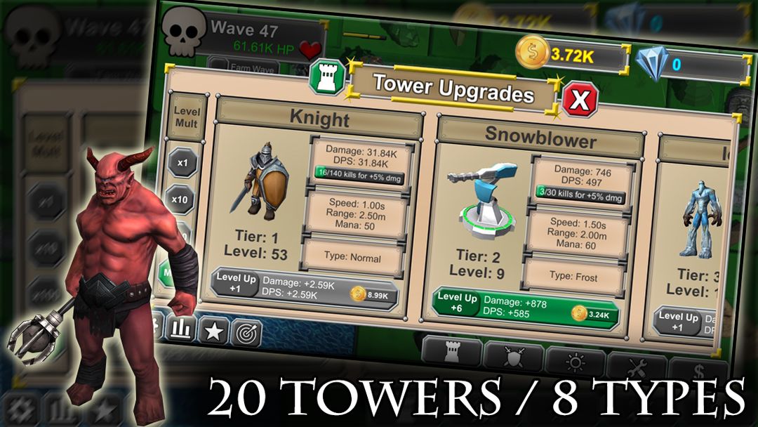 Idle Tower Defense - Idle Game 게임 스크린 샷