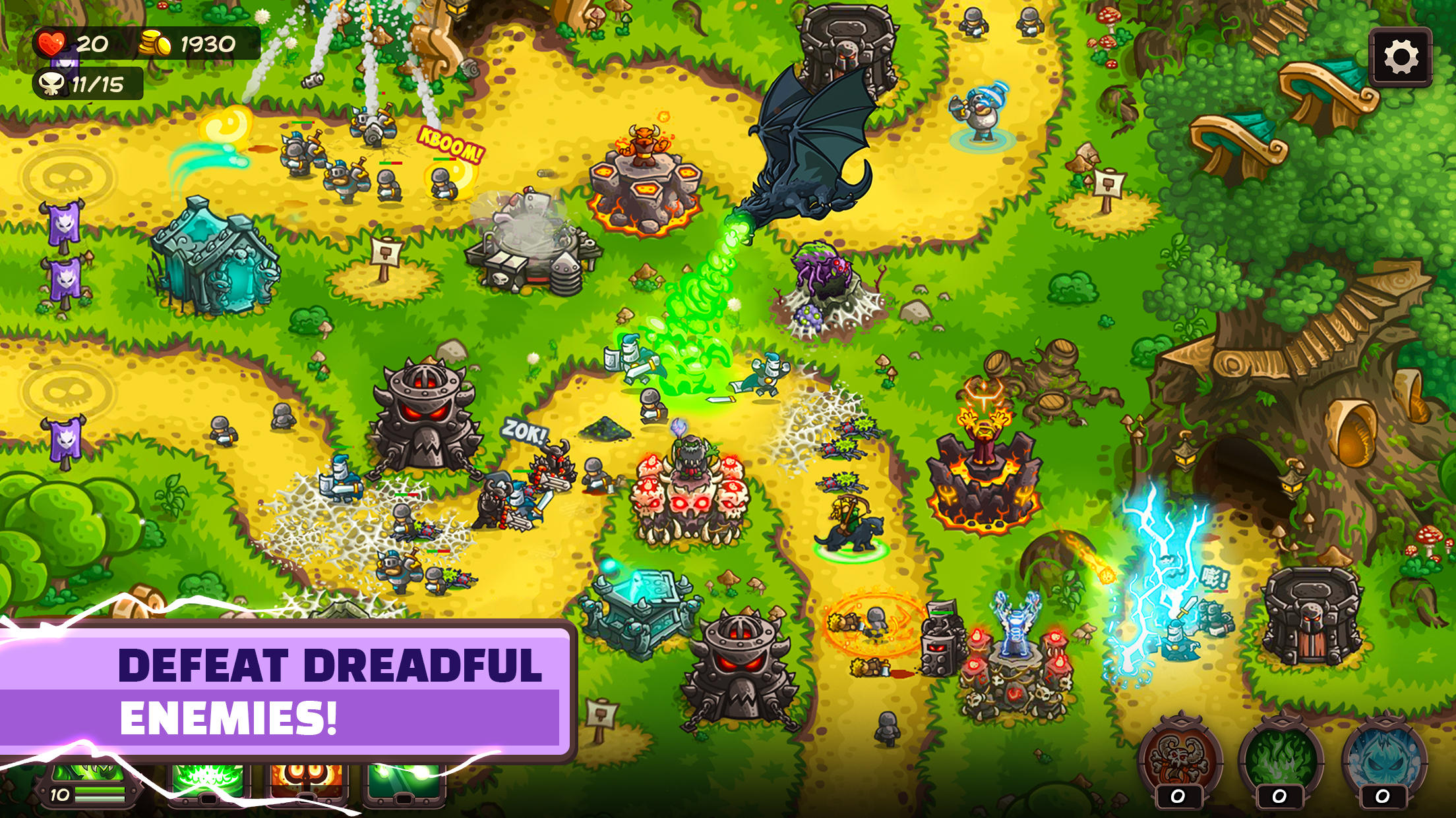 Kingdom Rush Vengeance TD Game Game Screenshot