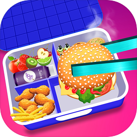 Lunch Box Organizer! Fill Food Sort Organizing Master 3D - Fill