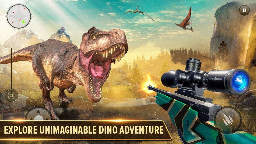 Dinosaur Sniper Shot ภาพหน้าจอเกม