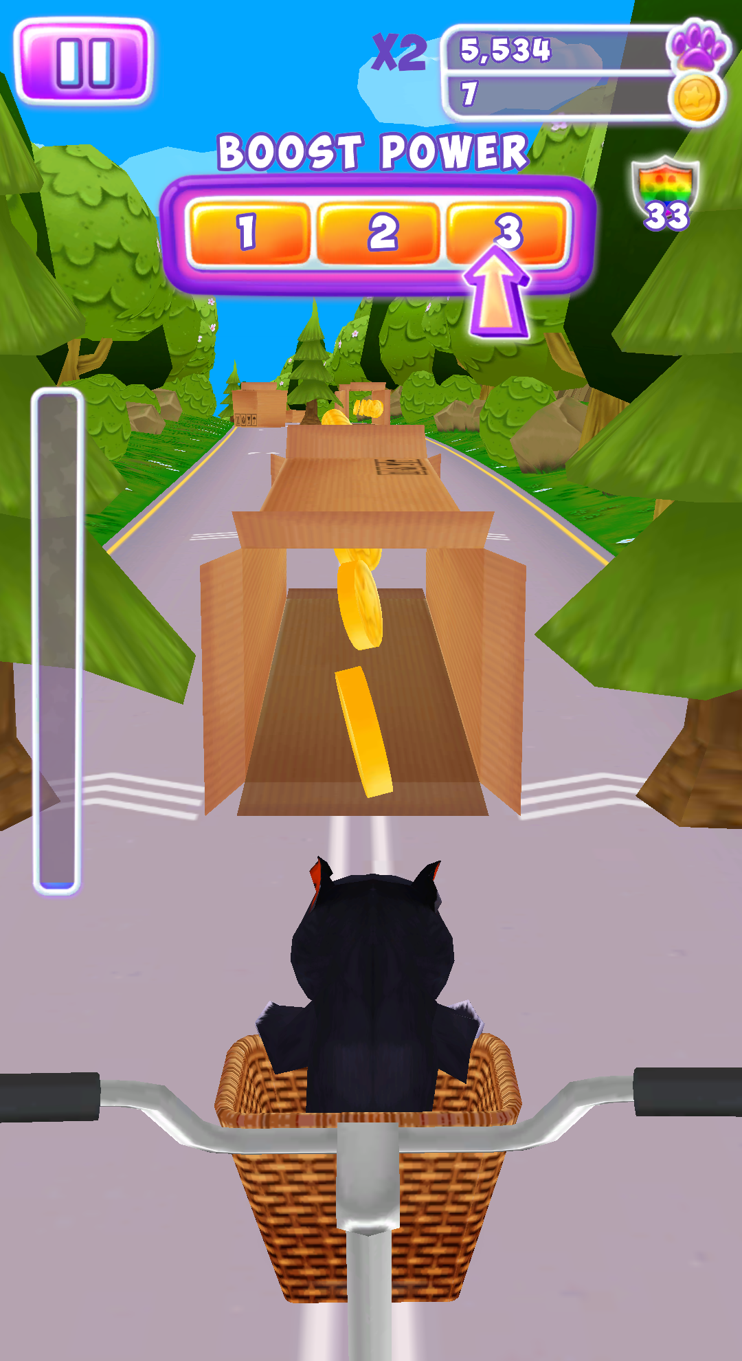Talking Cat Run - Talking Kitty Kitten Game Screenshot