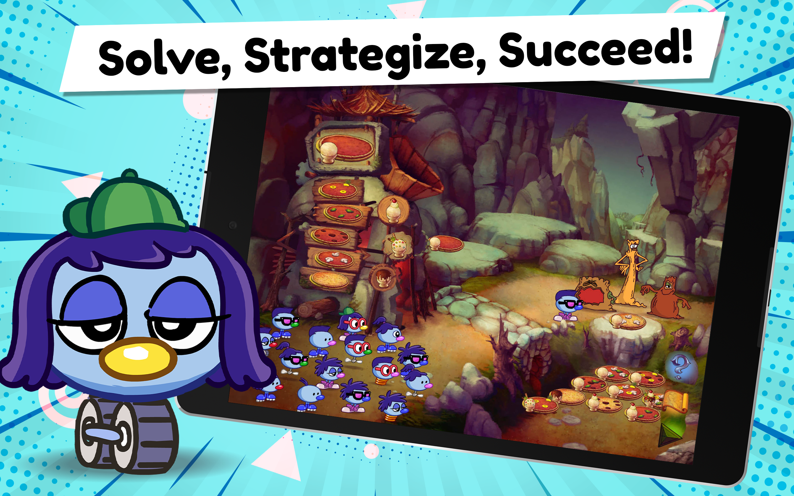 Zoombinis - Logic Puzzle Game Game Screenshot