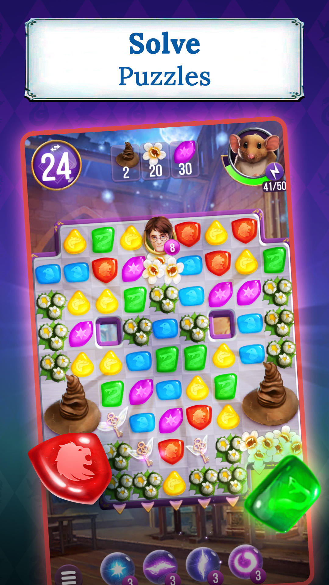 Harry Potter: Puzzles & Spells Game Screenshot