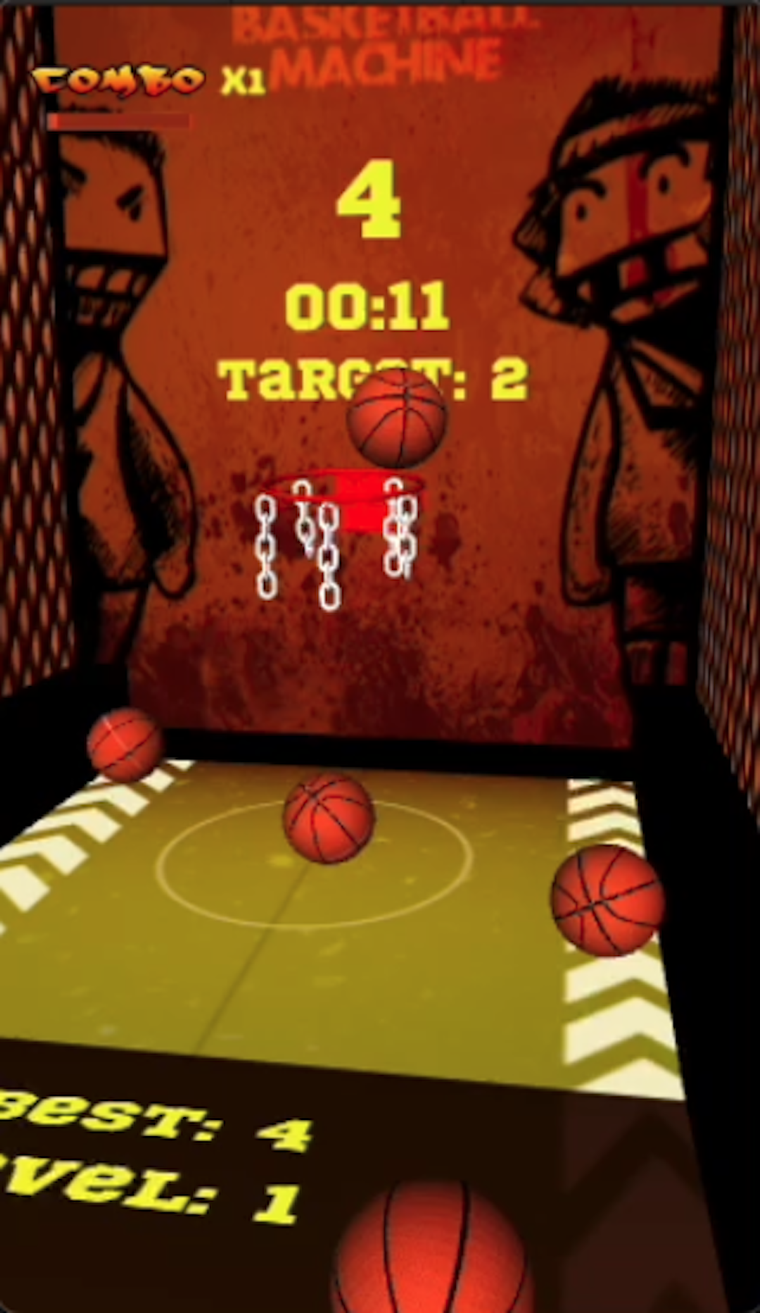 Basket Machine Game Screenshot