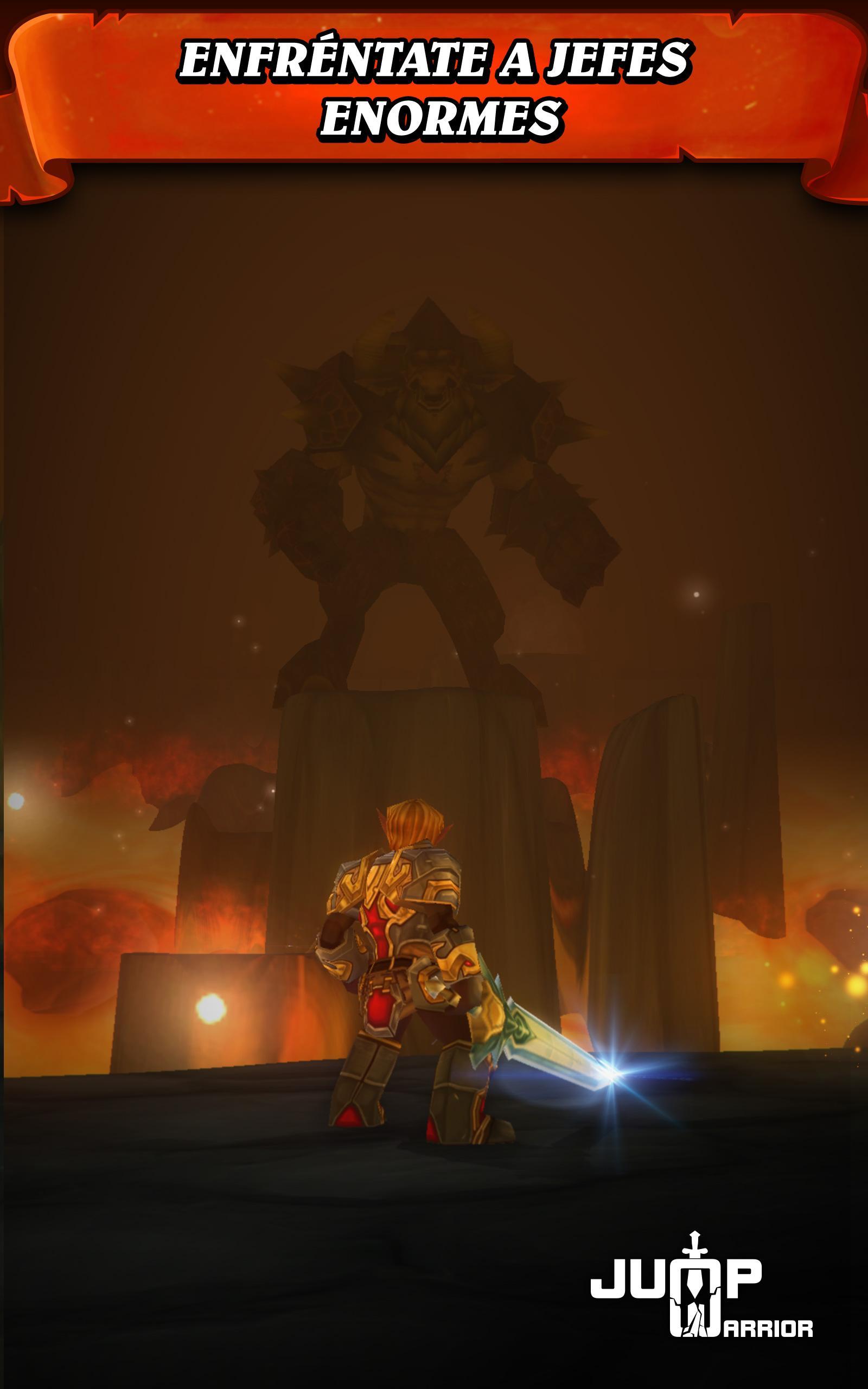 Captura de Pantalla del Juego Jump Warrior: Nonstop RPG