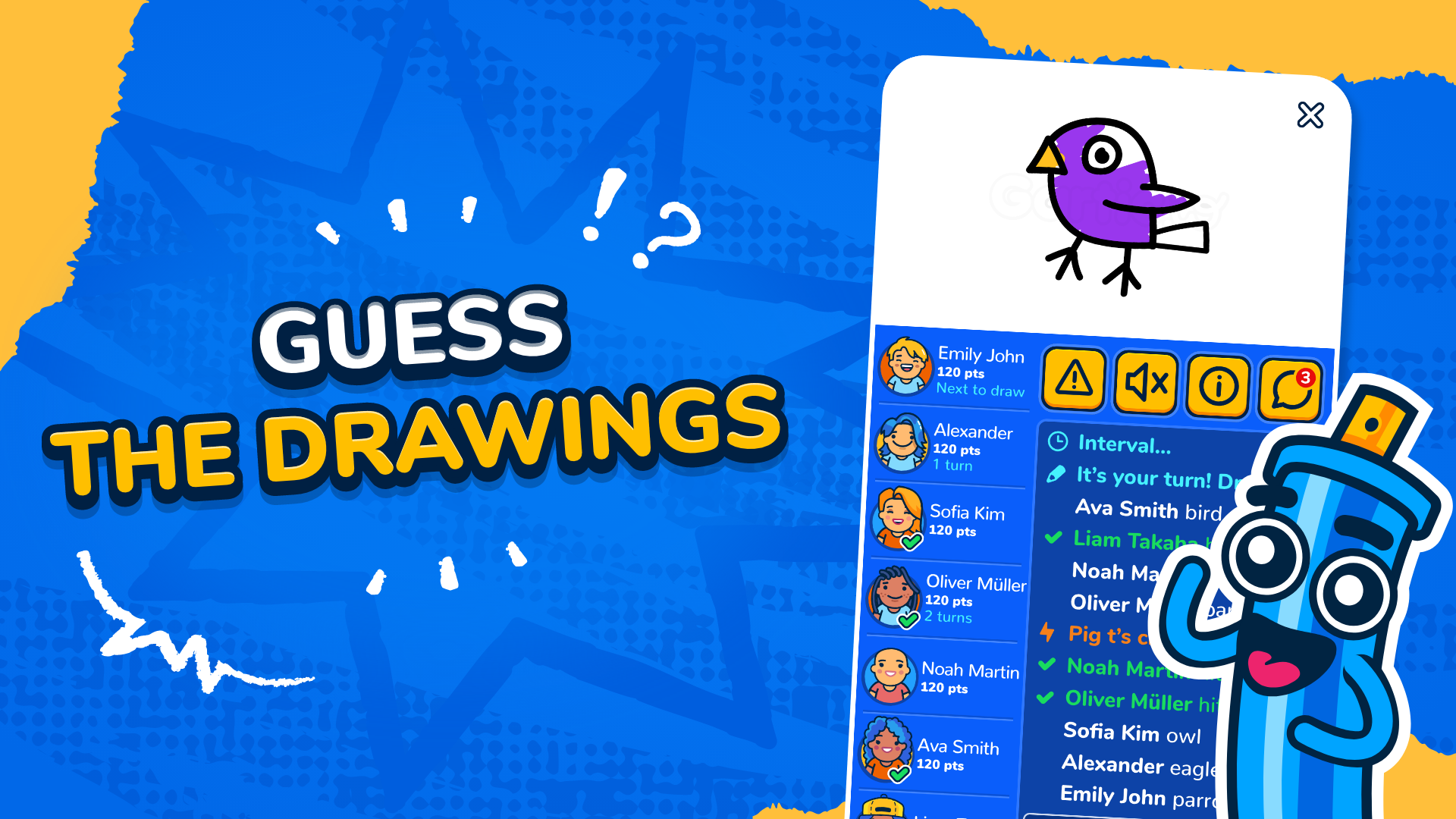 Gartic.io - Draw, Guess, WIN Game Screenshot