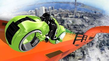 Mega Ramp - Tron Bike Extreme Stunts Game Screenshot