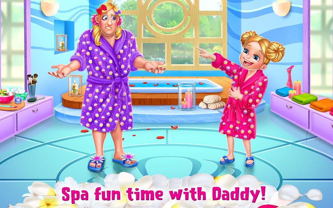 Screenshot of Crazy Spa Day with Daddy
