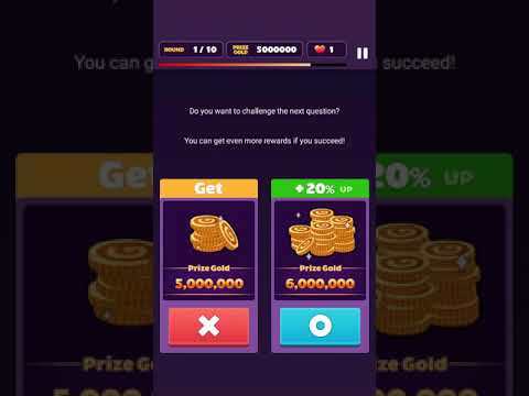 Screenshot of the video of Quiz King