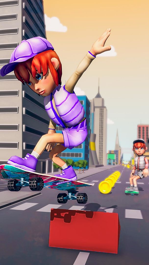 Turbo Skateboard Flip Stars Skater Rush screenshot game