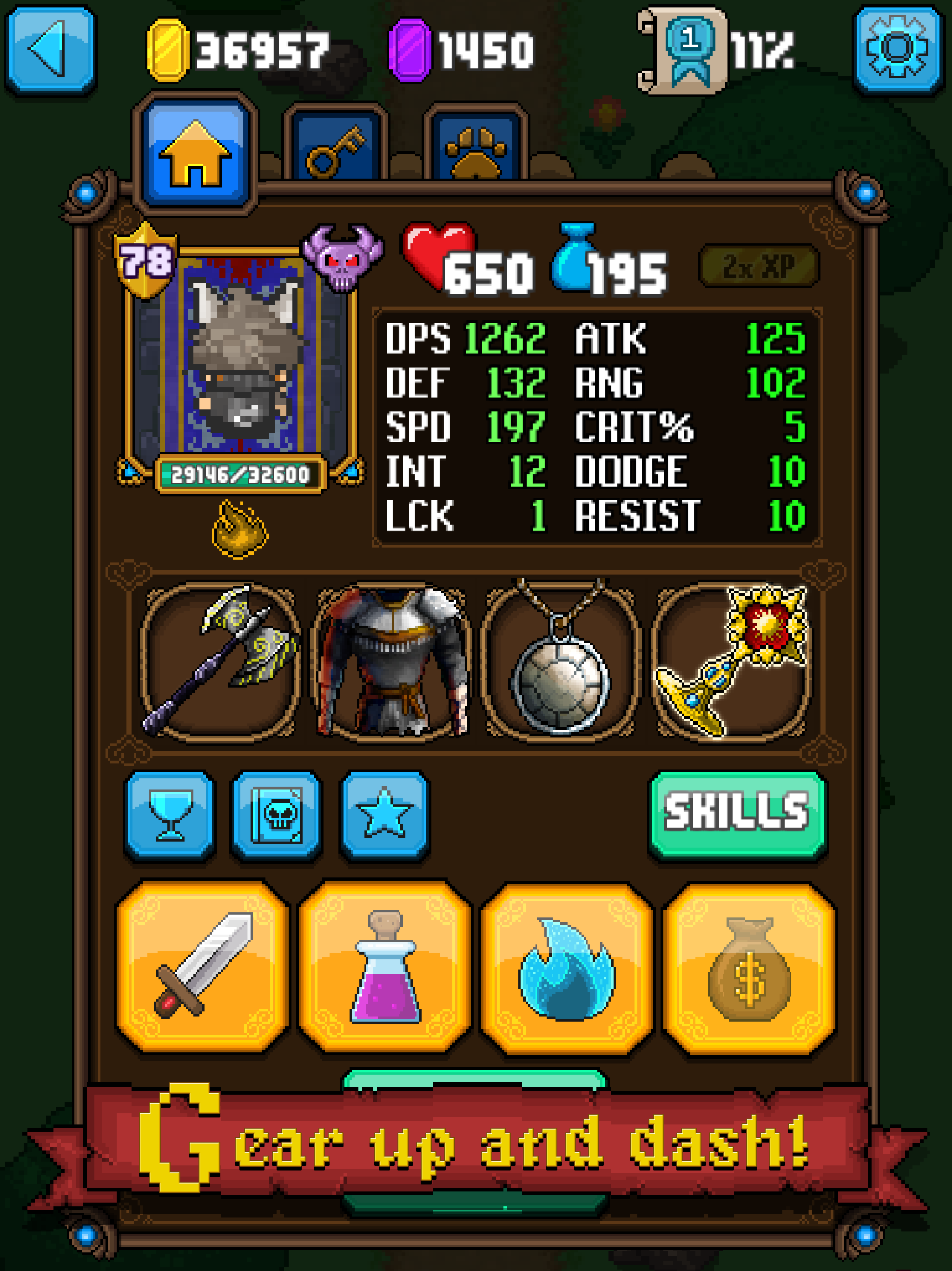 Dash Quest ภาพหน้าจอเกม