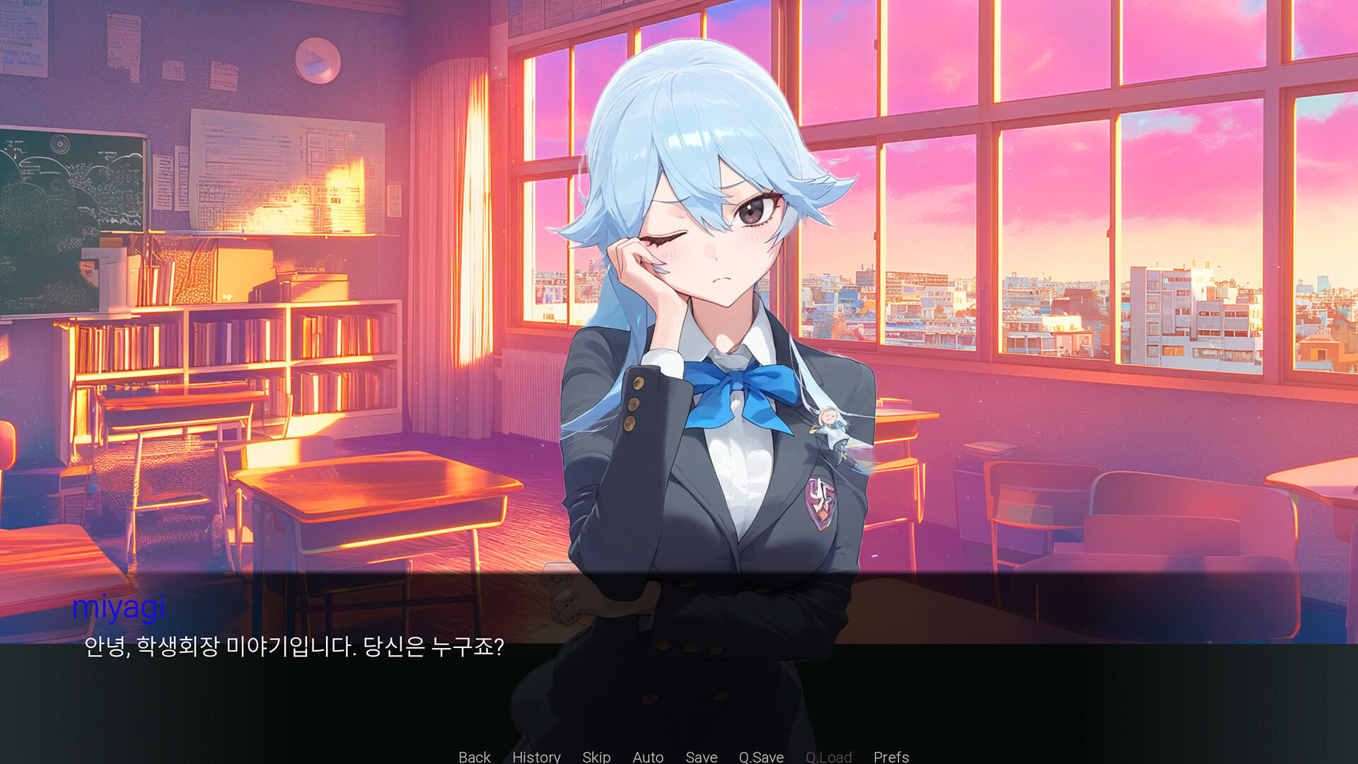 AI Schoolgirls Murder Mystery Game Screenshot