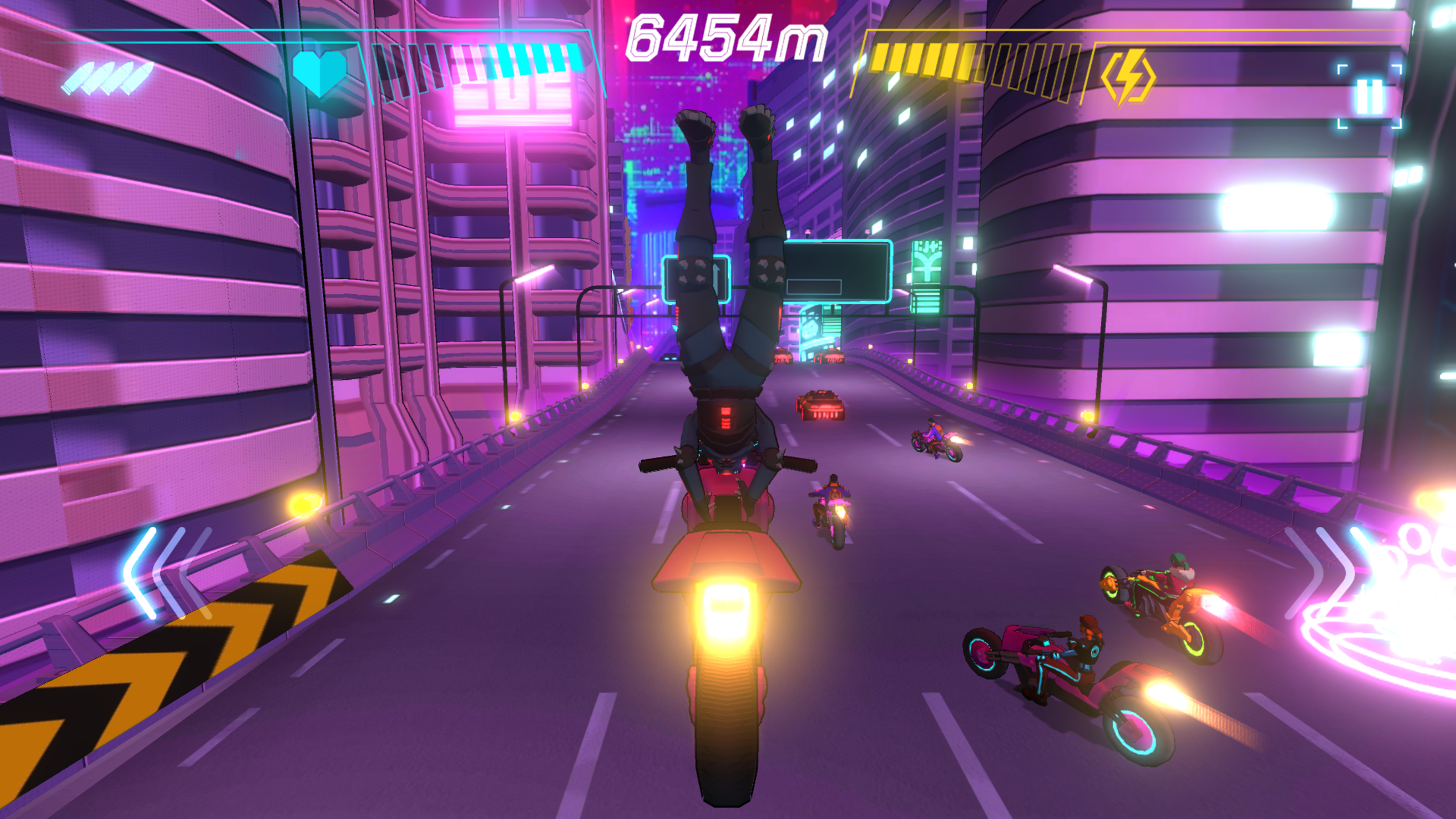 Screenshot of Neon Riders