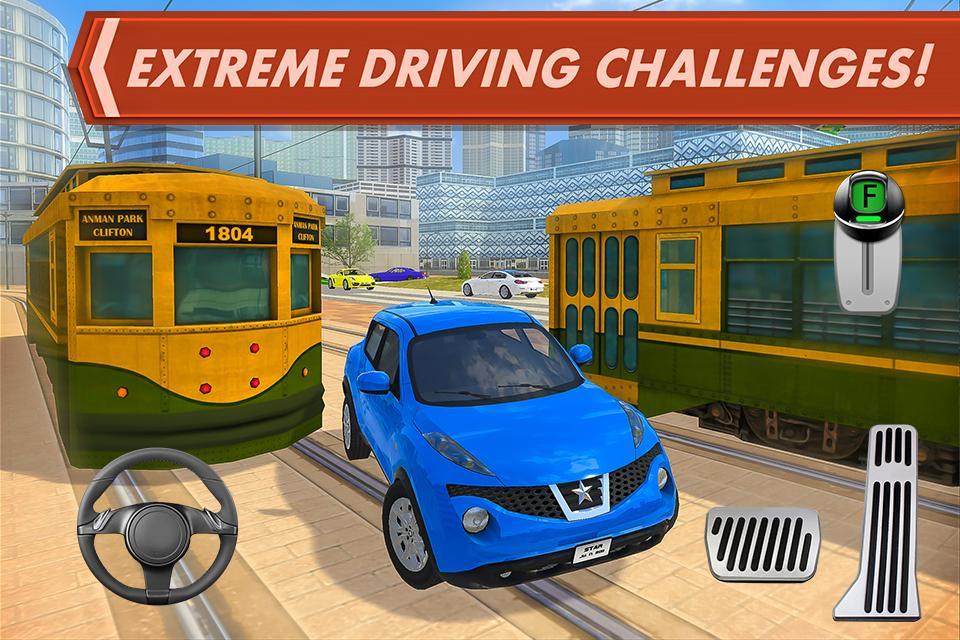 City Driver: Roof Parking Chal Game Screenshot
