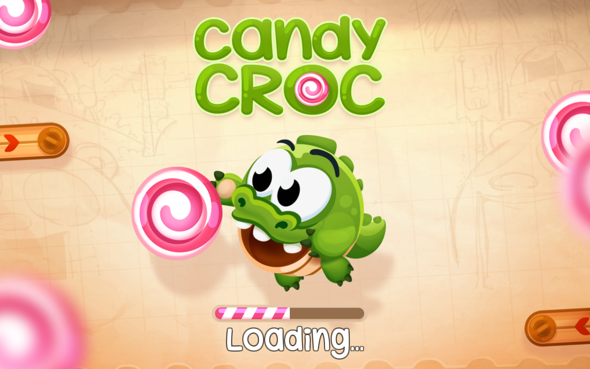 Cuplikan Layar Game Candy Croc