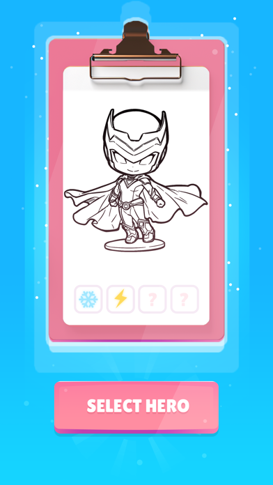 Superhero DIY Game Screenshot